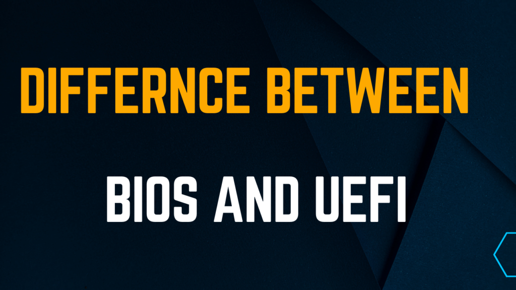 Uefi And Bios What Are The Differences Techidence